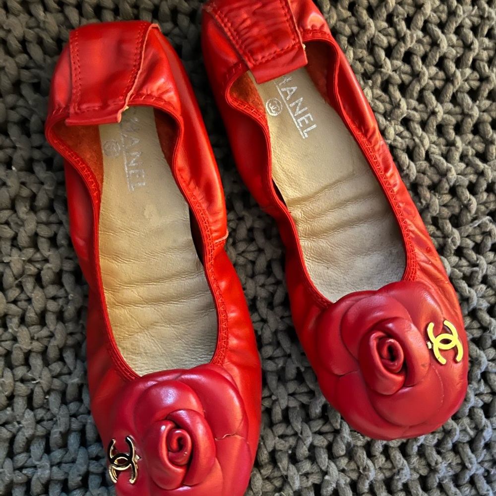 Chanel ballet camilla flats